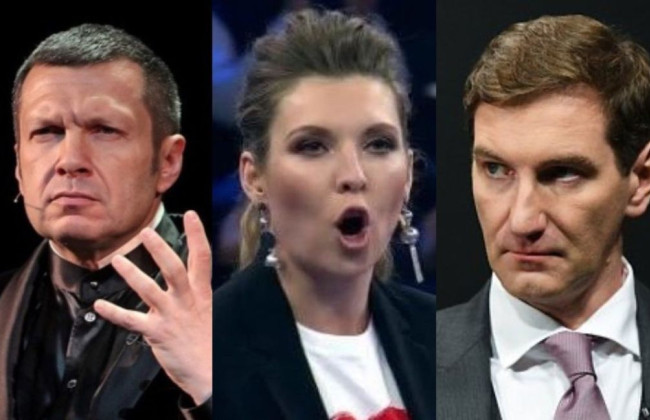 Скабєєва, Соловйов та Красовський: у Литві розпочали розслідування щодо трьох російських пропагандистів