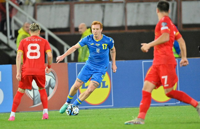 Украина совершила камбек и победила в матче с Северной Македонией в отборе Евро – 2024