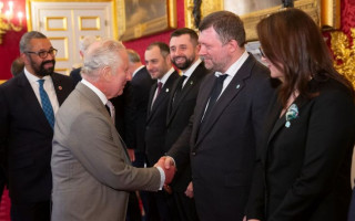 Король Чарльз III зустрівся з першим віцеспікером ВРУ Олександром Корнієнком