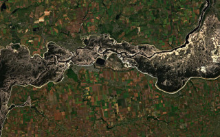 Каховське водосховище фактично перестало існувати, фото