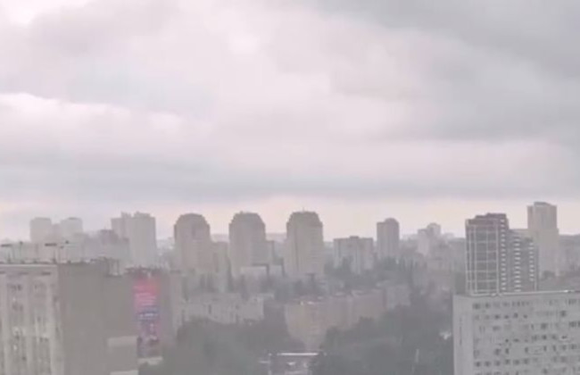 Киев накрыл мощный ливень: видео непогоды