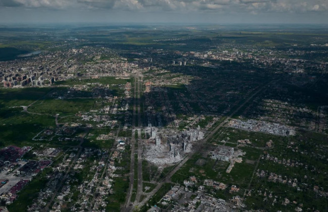 Бахмуту більше не існує: місто перетворилося на суцільні руїни, фото