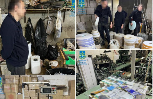 Продавали сигарети під відомим брендом: викрили підпільну тютюнову фабрику