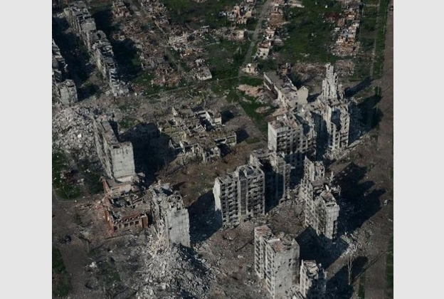 У МЗС показали, як зараз виглядає місто-фортеця Бахмут, фото