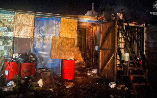 В Киевской области вспыхнул пожар с пострадавшими