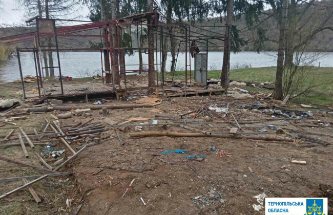 В Тернопольской области черновчанин незаконно установил МАФы на территории заказника «Касперовский»