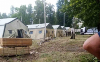 У мережі з'явилися фото польового табору в Білорусі, в якому, ймовірно, розмістяться «вагнерівці»
