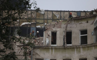 Ракетний удар по Львову: в ОП показали перші хвилини після атаки, відео