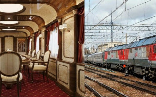 Бар, хамам та кінотеатр: ЗМІ показали фото секретного бронепоїзда Путіна