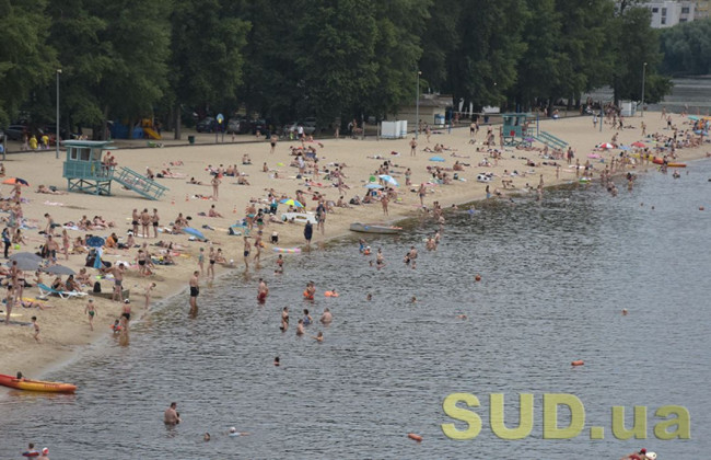 Шесть пляжей Киева не прошли тест на качество воды