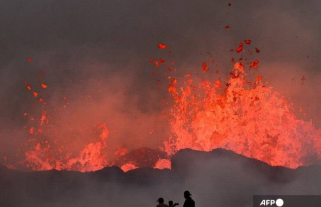 В Исландии проснулся вулкан Фаградальсфьядль, яркие фото и видео