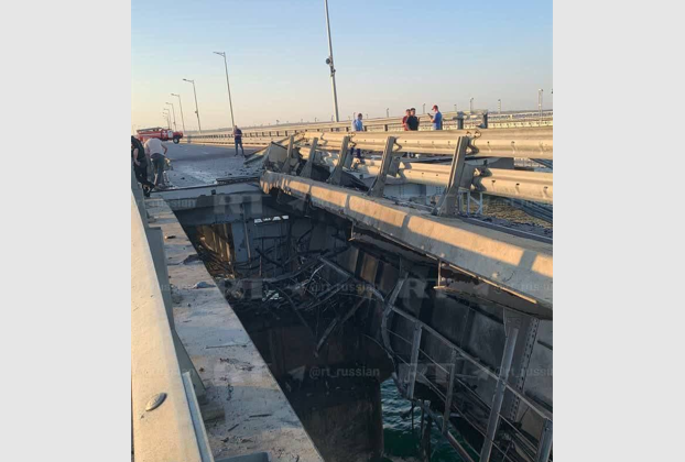 В ОК «Південь» вважають, що пошкодження Кримського мосту може бути російською провокацією