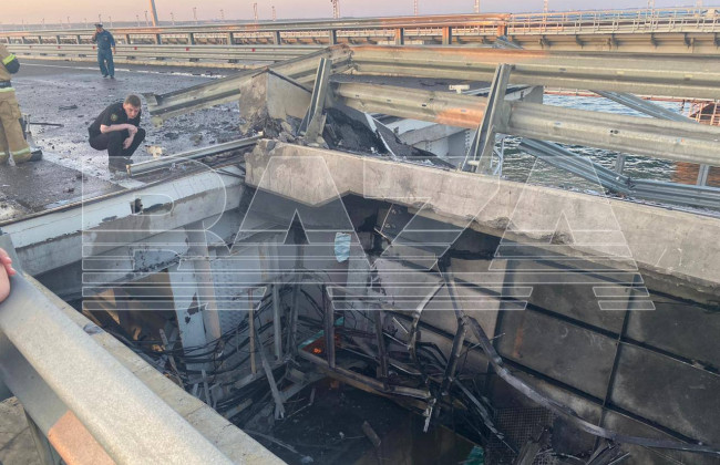 «Конструкция там лишняя»: в ГУР отреагировали на взрывы на Крымском мосту