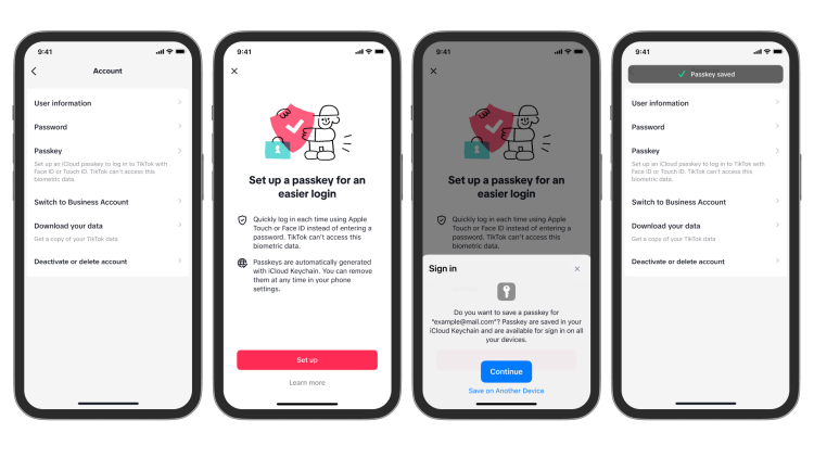 Користувачі TikTok на iPhone зможуть забути пароль: тепер увійти можна за допомогою Touch ID або Face ID