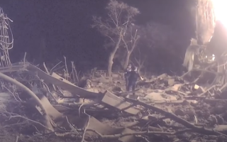 Обстрел Одессы: появилось видео первых минут после атаки