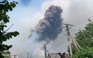 У Красногвардійському районі в Криму детонує склад окупантів, відео