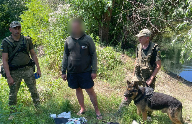 Пограничный пес помешал нарушителю границы доплыть до Румынии