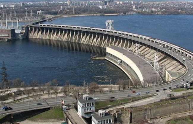 В Укргідроенерго заявили, що рівень води в районі ДніпроГЕСу досяг критичного