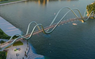 Тайвань виділить 2,5 млн доларів на добудову моста-хвилі в Києві