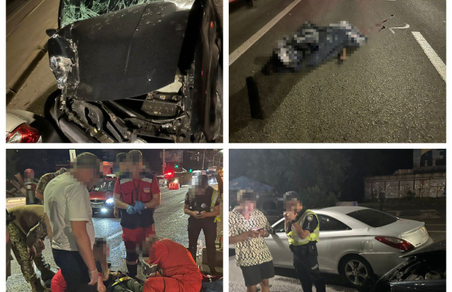 В Киеве молодой человек на блокпосту сбил двух военных, один – погиб