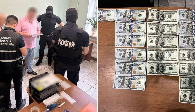 $2000 хабаря за бюджетне місце: в Одесі затримали службовця одного з коледжів