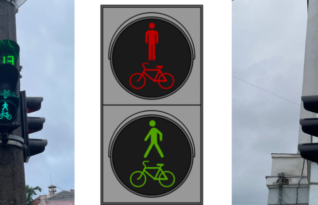 На 8 перекрестках Киева в пилотном режиме внедрят смежную светофорную регулировку пешеходов и велосипедистов