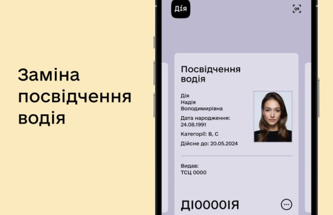 Як обміняти посвідчення водія через Дію: алгоритм дій та ціна послуги