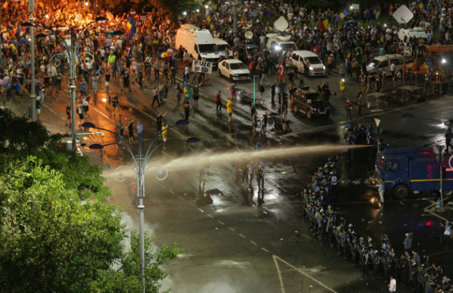 Антиправительственный митинг в 2018 году: в Румынии передали в суд дела 16 полицейских