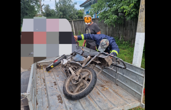 На Чернігівщині у чоловіка відібрали мотоцикл через те, що нагадував звук «шахеда»