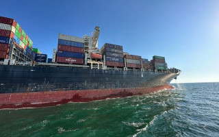 Первое судно вышло временным коридором из порта Одессы