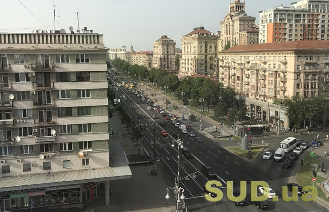 В Киеве на Крещатике частично перекроют движение транспорта 20-28 августа