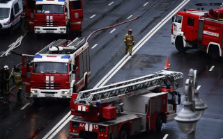 Под москвой произошел пожар на складе интернет-магазина Ozon