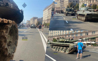 Крещатик готовят ко Дню Независимости: фото