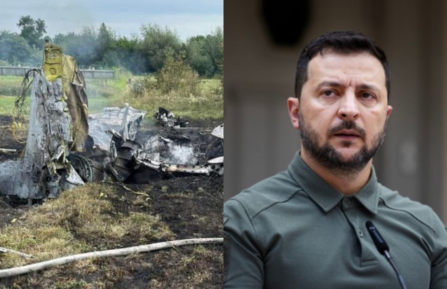 Зеленский отреагировал на авиакатастрофу в Житомирской области: будут выяснены все обстоятельства