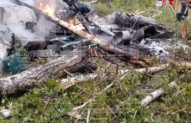 В Челябинской области рф разбился вертолет Ми-8: никто не выжил