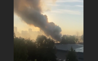 У Москві пожежа: говорять про чергову атаку безпілотників, фото і відео