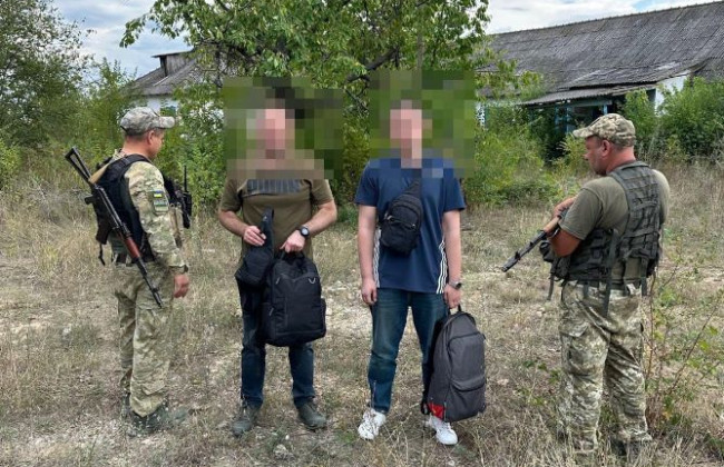 На Одещині затримали чотирьох ухилянтів, які намагалися втекти за кордон: фото