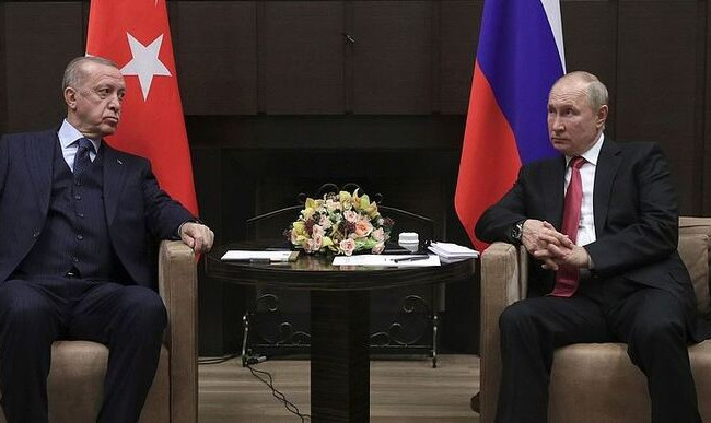 Во время встречи Эрдогана и Путина переводчик «объявил» войну между Турцией и рф, видео