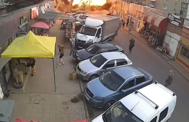 Зеленський опублікував відео моменту «прильоту» в Костянтинівці: наразі відомо про 16 жертв