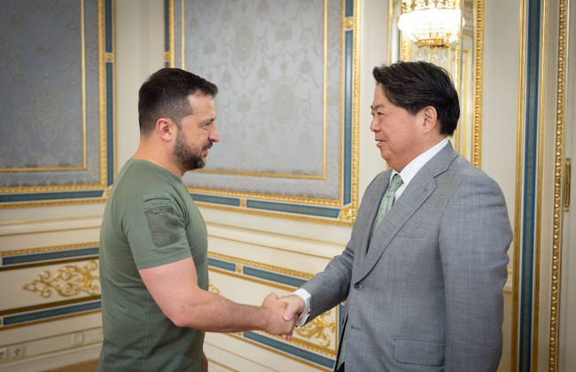 Зеленський домовився з главою МЗС Японії про початок переговорів щодо безпекових гарантій