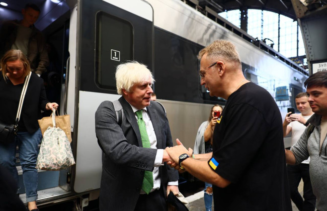 Експрем’єр-міністр Великої Британії Борис Джонсон прибув до Львова