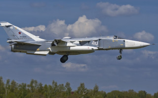 В рф разбился бомбардировщик Су-24