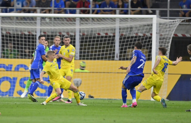 Збірна України поступилася Італії у матчі відбору Євро-2024