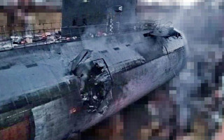 Появились фото подводной российской лодки «Ростов-на-Дону» после ракетного удара