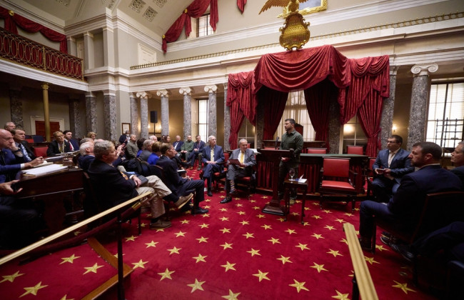 «Полная победа все ближе», — Зеленский встретился со спикером Палаты представителей США и лидерами обеих партий, фото