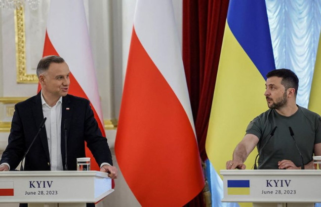 Дуда повідомив, чи вплине зернова суперечка на відносини з Україною