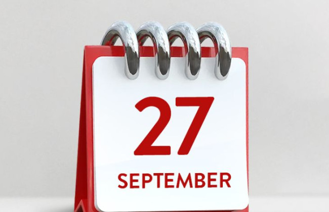 27 вересня: яке сьогодні свято та головні події