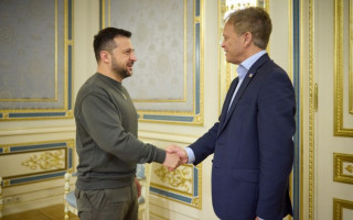 Зеленський вперше зустрівся з новим міністром оборони Британії: про що говорили