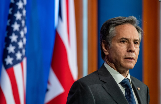 Блінкен: США та ЄС шукають правові можливості для передачі Україні заморожених активів рф