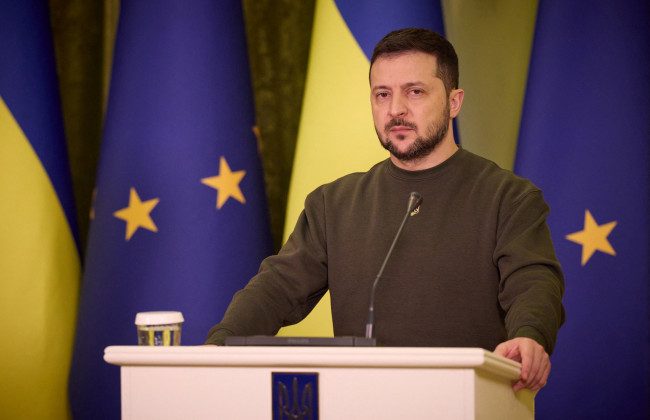 Зеленский прибыл с неанонсированным визитом в штаб-квартиру НАТО в Брюсселе